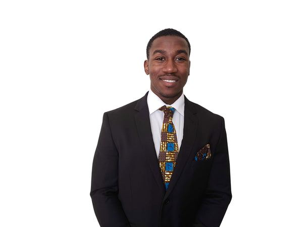 African Print Kunle Tie - Oludan