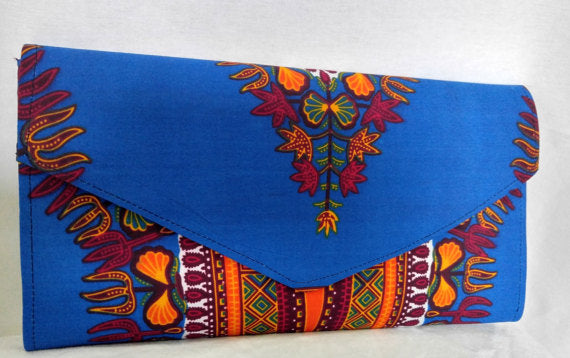 African Print Michelle Clutch Bag - Oludan