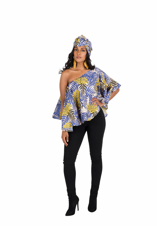 African Print Dumebi Top - Oludan