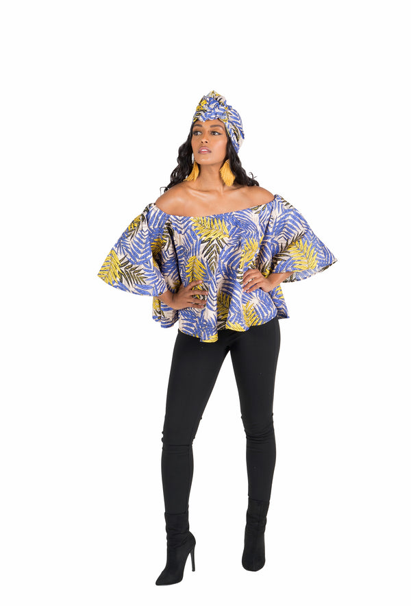 African Print Dumebi Top - Oludan