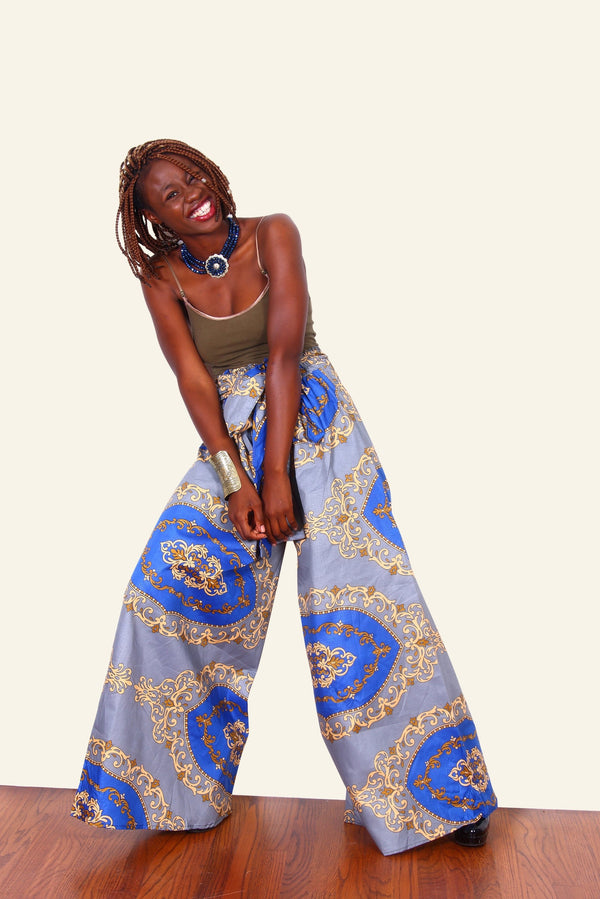 African Print Imuetiyan Palazzo Pants - Oludan