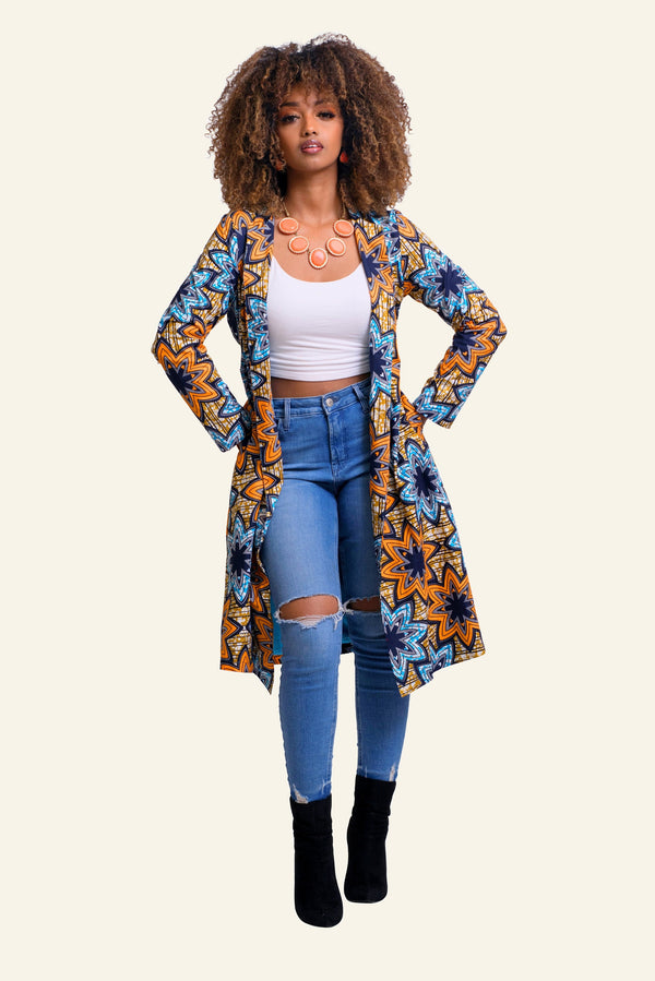 African Print Esohe Jacket