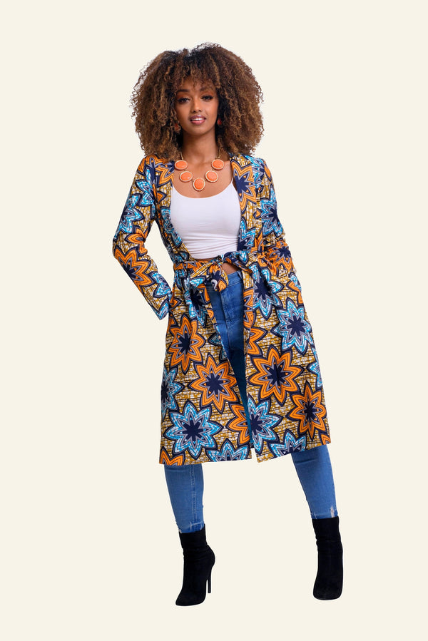 African Print Esohe Jacket