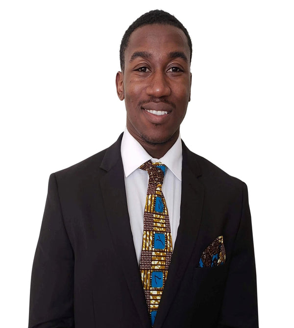 African Print Kunle Tie - Oludan