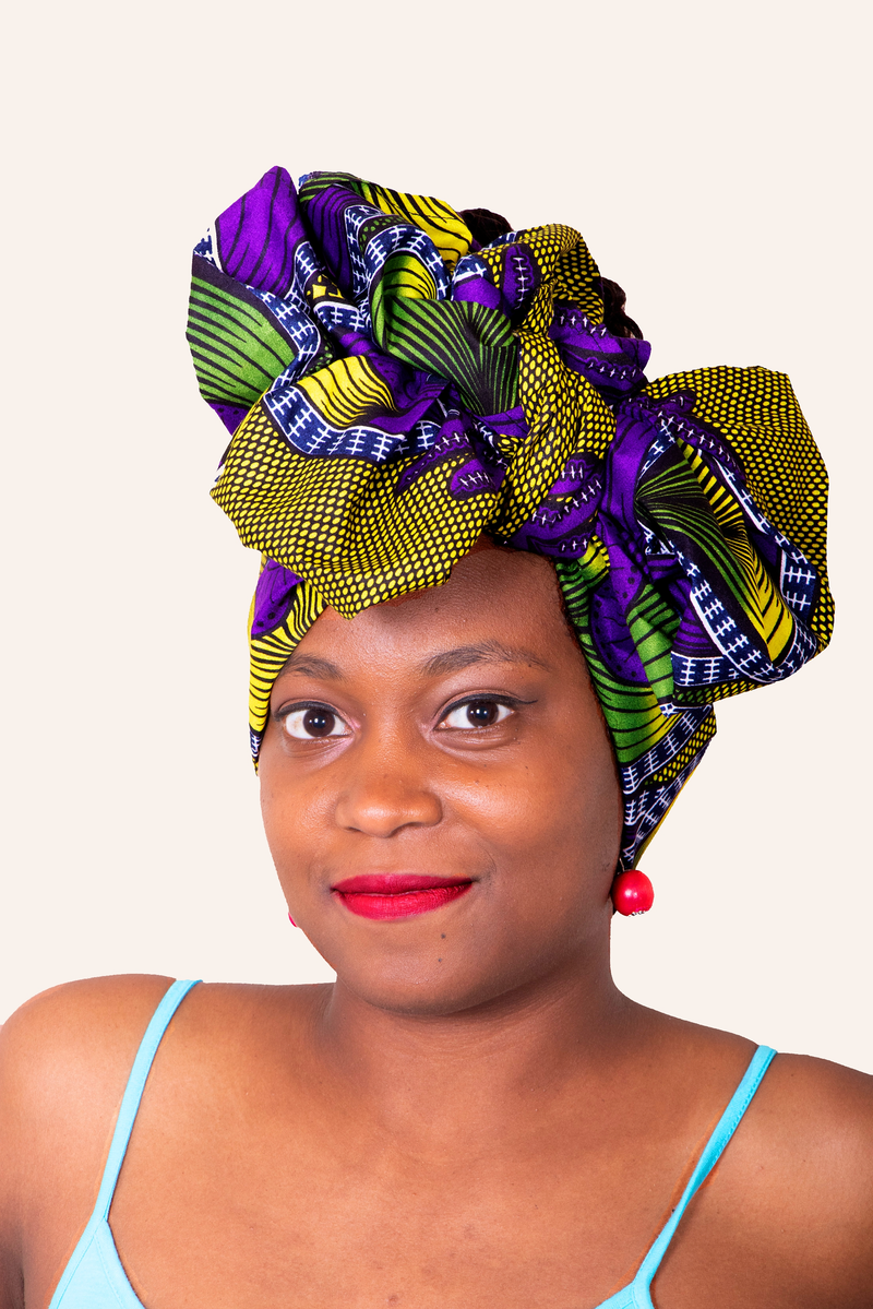 African Print Sotonye Head Wrap