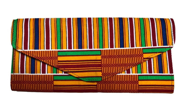 African Print Abatan Clutch - Oludan