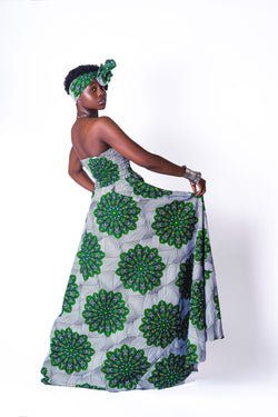 African Print Laila Maxi Dress