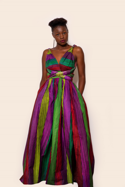 African Print Makeba Infinity Dress