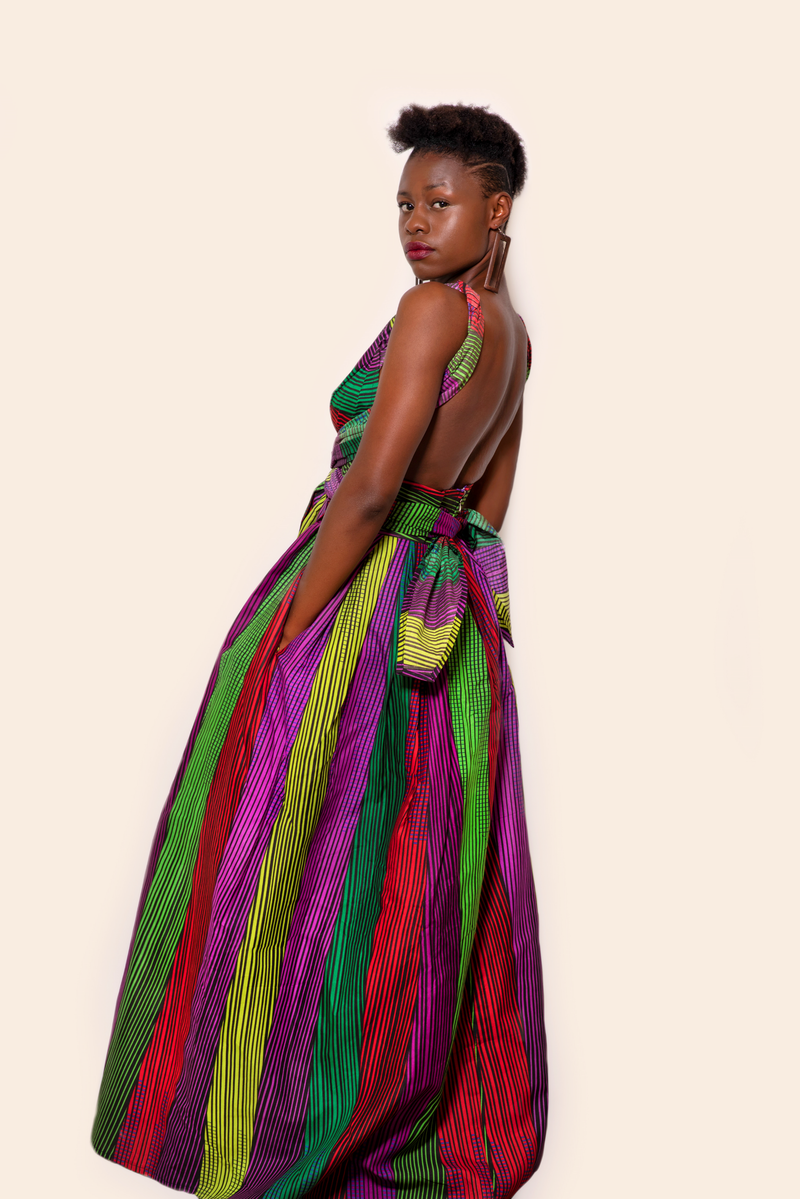 African Print Makeba Infinity Dress