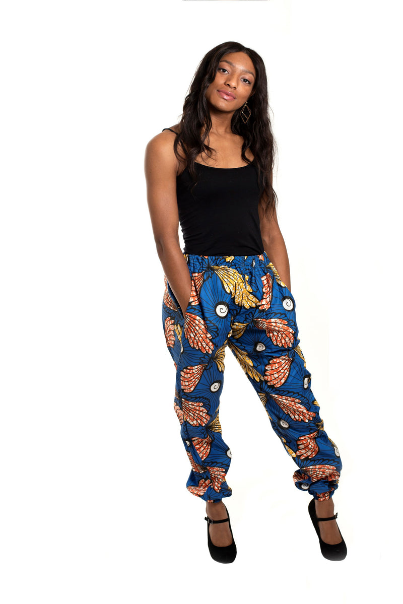 African Print Busola Jogger Pants - Oludan