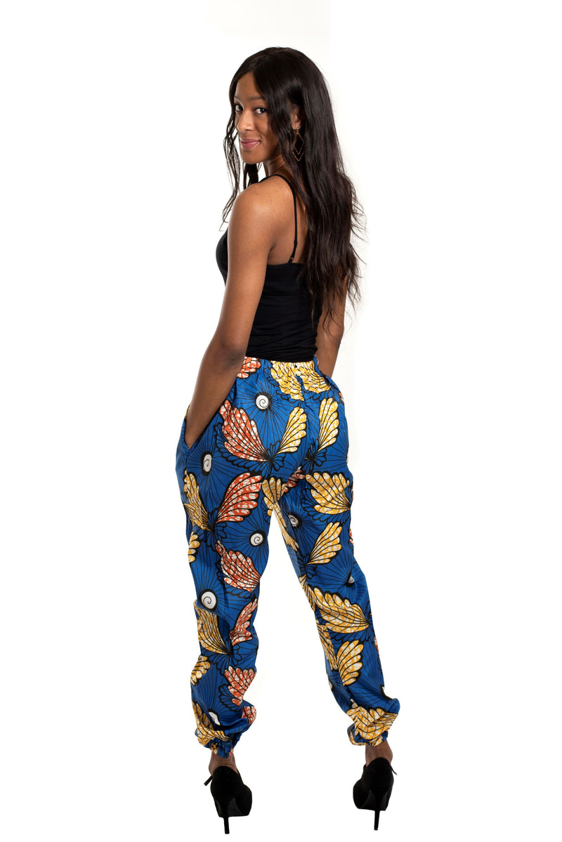 African Print Busola Jogger Pants - Oludan