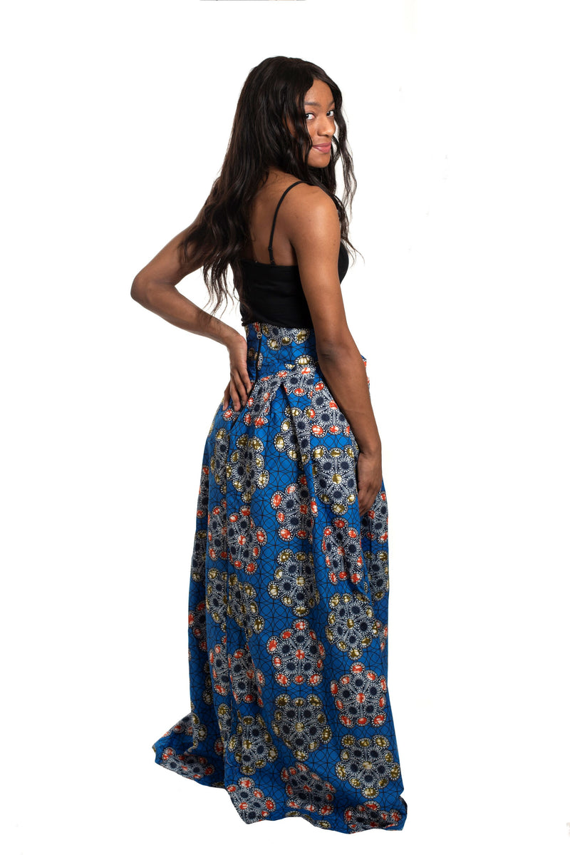 African Print Omai Maxi Skirt - Oludan