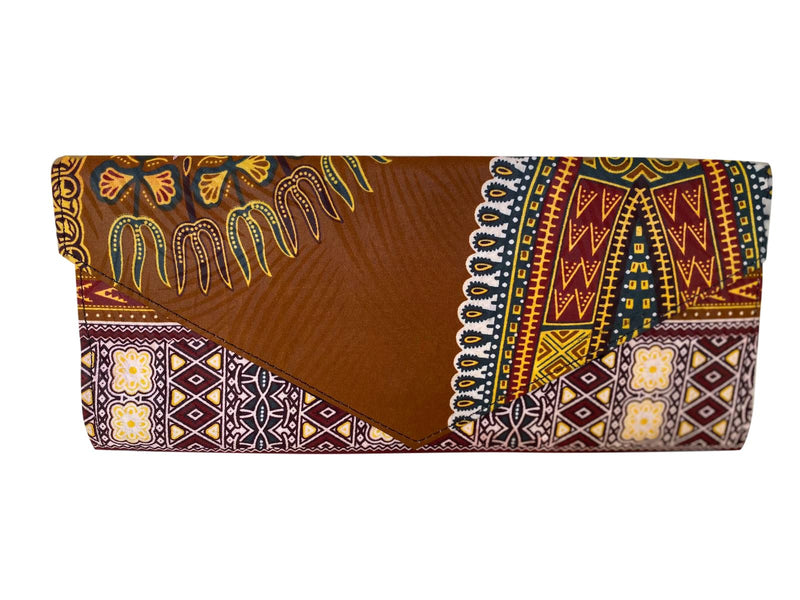 African Print Zuri Clutch Bag - Oludan