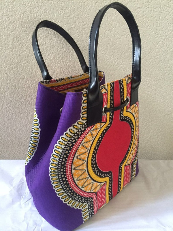 African Print Dashiki Jamai Tote - Oludan