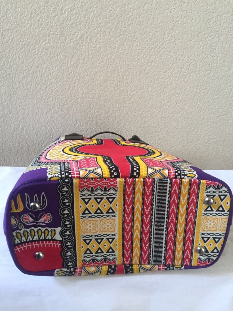 African Print Dashiki Jamai Tote - Oludan