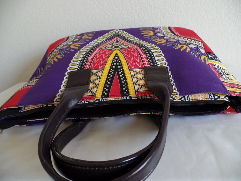 African Print Ama Dashiki Tote - Oludan