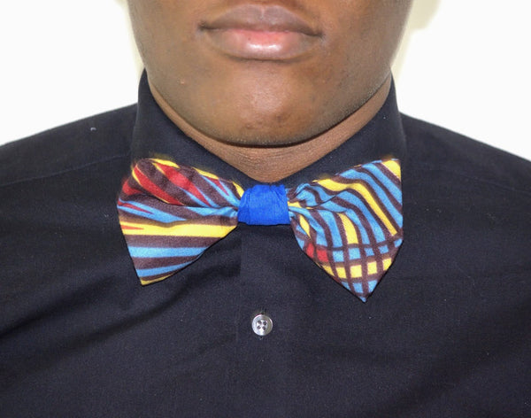 Lums African Print Bow Tie - Oludan