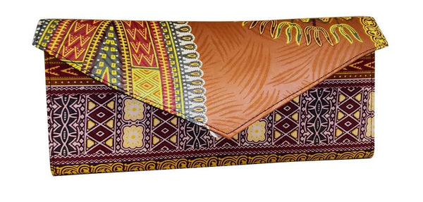 African Print Zuri Clutch Bag - Oludan