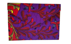 African Print Flora Envelope Clutch - Oludan