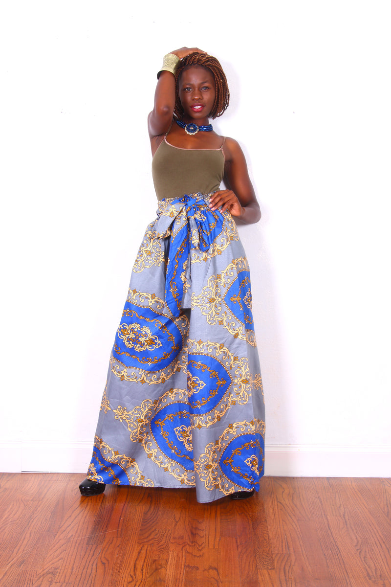 African Print Imuetiyan Palazzo Pants - Oludan